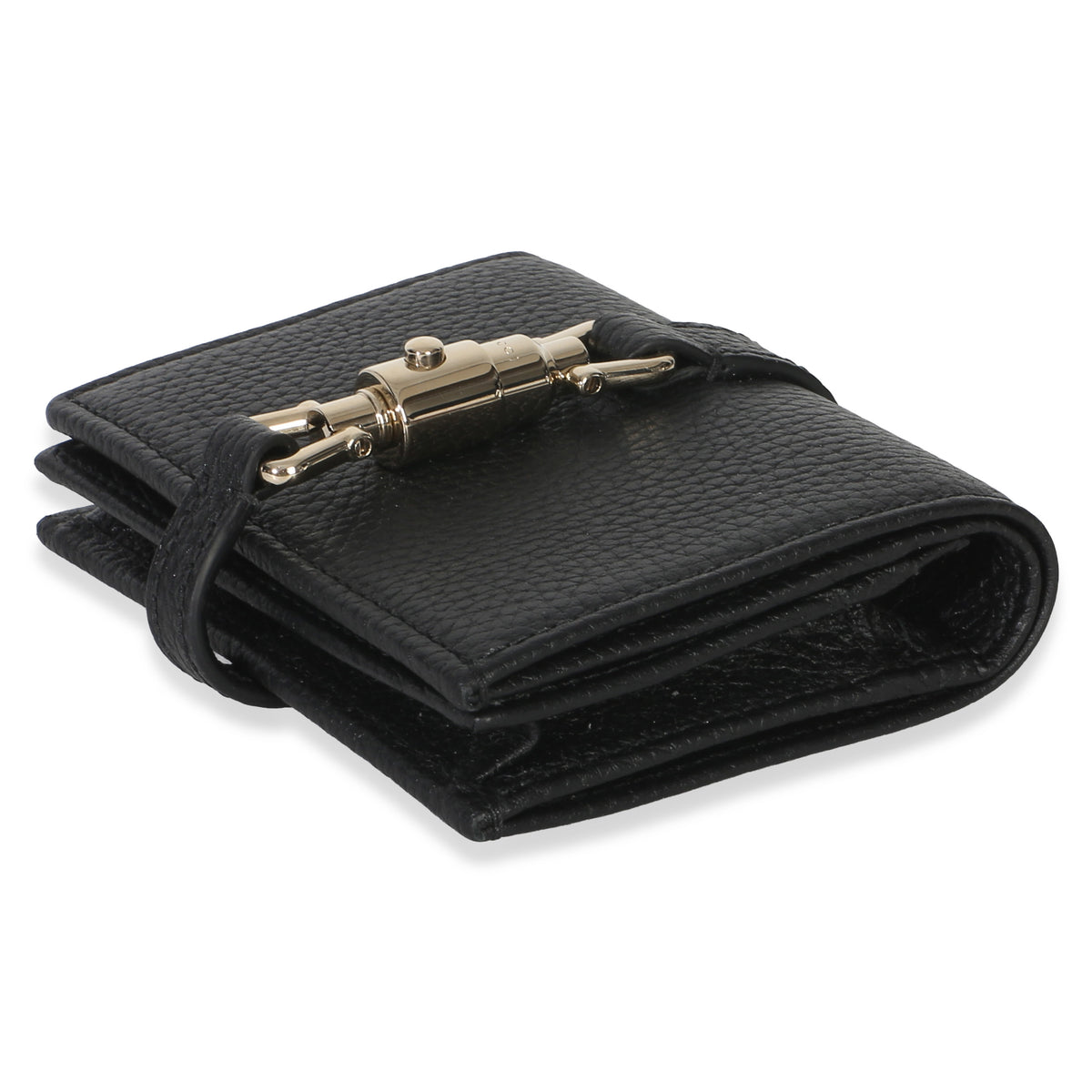 Gucci Black Piuma Calfskin Jackie 1961 Mini Wallet Wallet 5