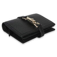 Gucci Black Piuma Calfskin Jackie 1961 Mini Wallet Wallet 6