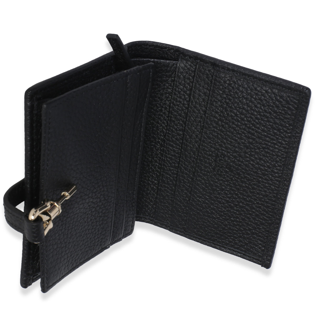 Gucci Black Piuma Calfskin Jackie 1961 Mini Wallet Wallet 8