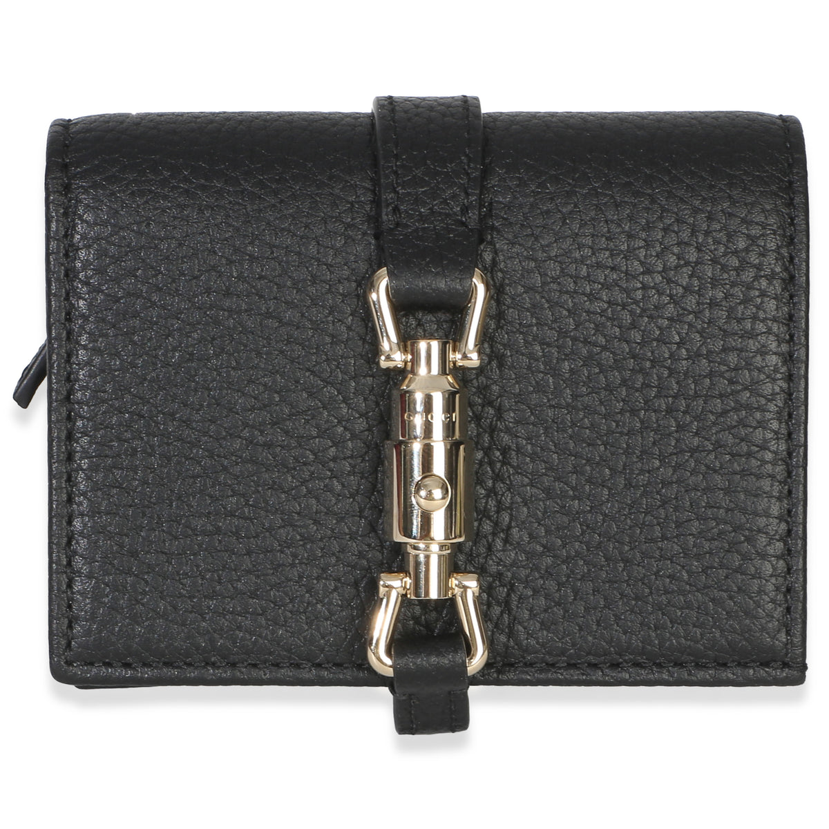 Gucci Black Piuma Calfskin Jackie 1961 Mini Wallet Wallet fv