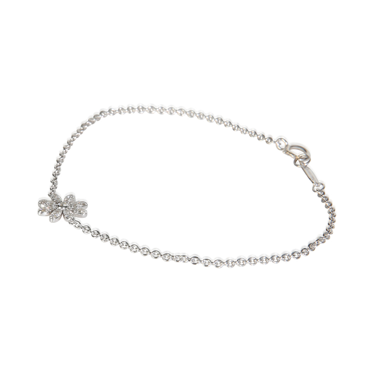 Tiffany & Co. White Gold Diamond Daisy Bracelet 2