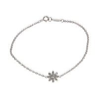 Tiffany & Co. White Gold Diamond Daisy Bracelet fv