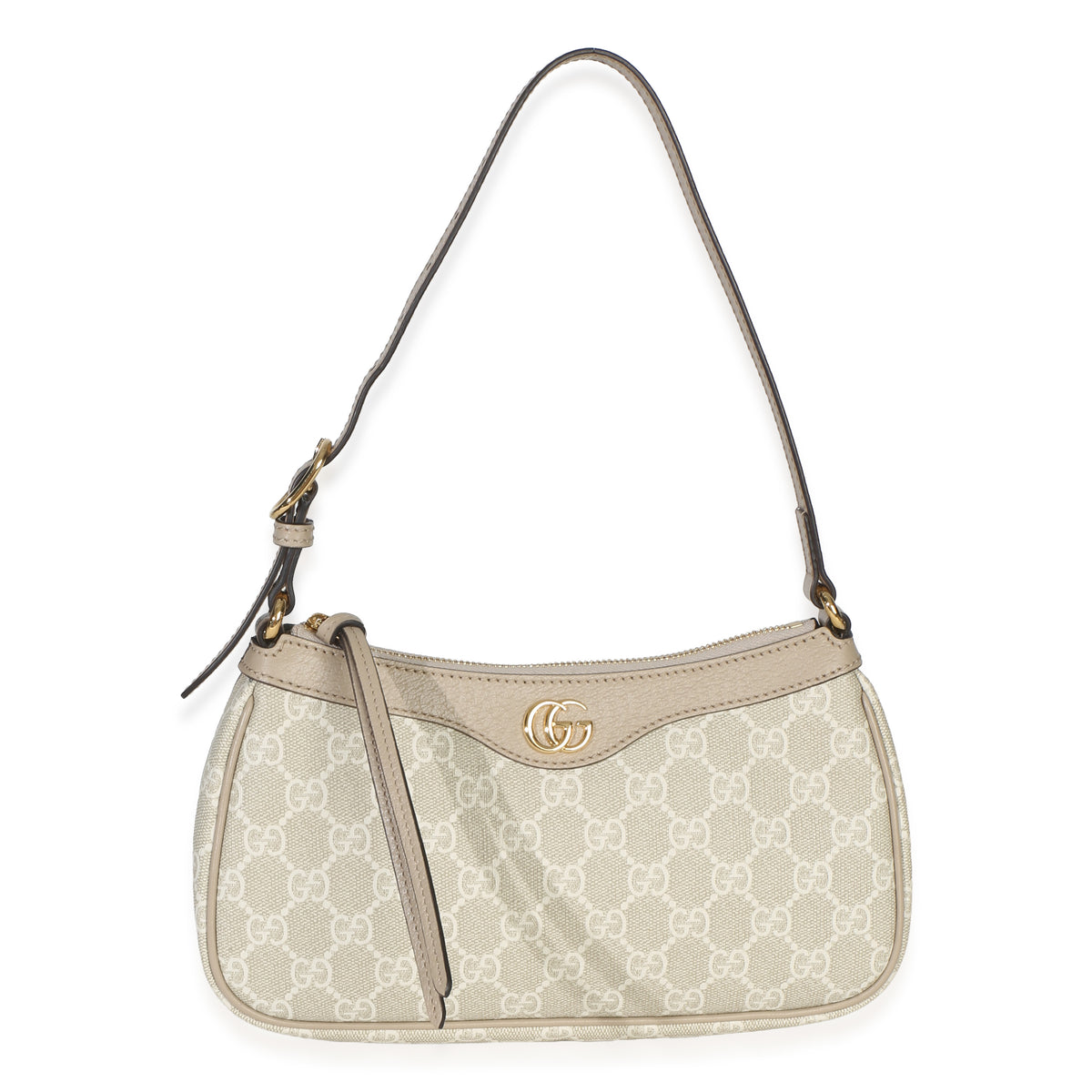 Gucci Beige Cream GG Supreme Canvas Small Ophidia Shoulder Bag Handbag id
