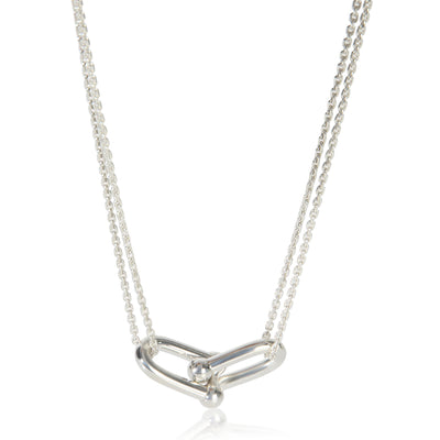 Tiffany & Co. Sterling Silver HardWear Large Double Link Pendant fv