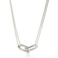 Tiffany & Co. Sterling Silver HardWear Large Double Link Pendant fv