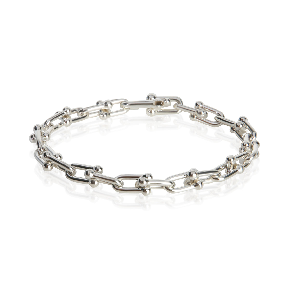 Tiffany & Co. Sterling Silver HardWear Small Link Bracelet fv