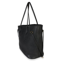Louis Vuitton Black Giant Monogram Empreinte Neverfull MM Handbag 2