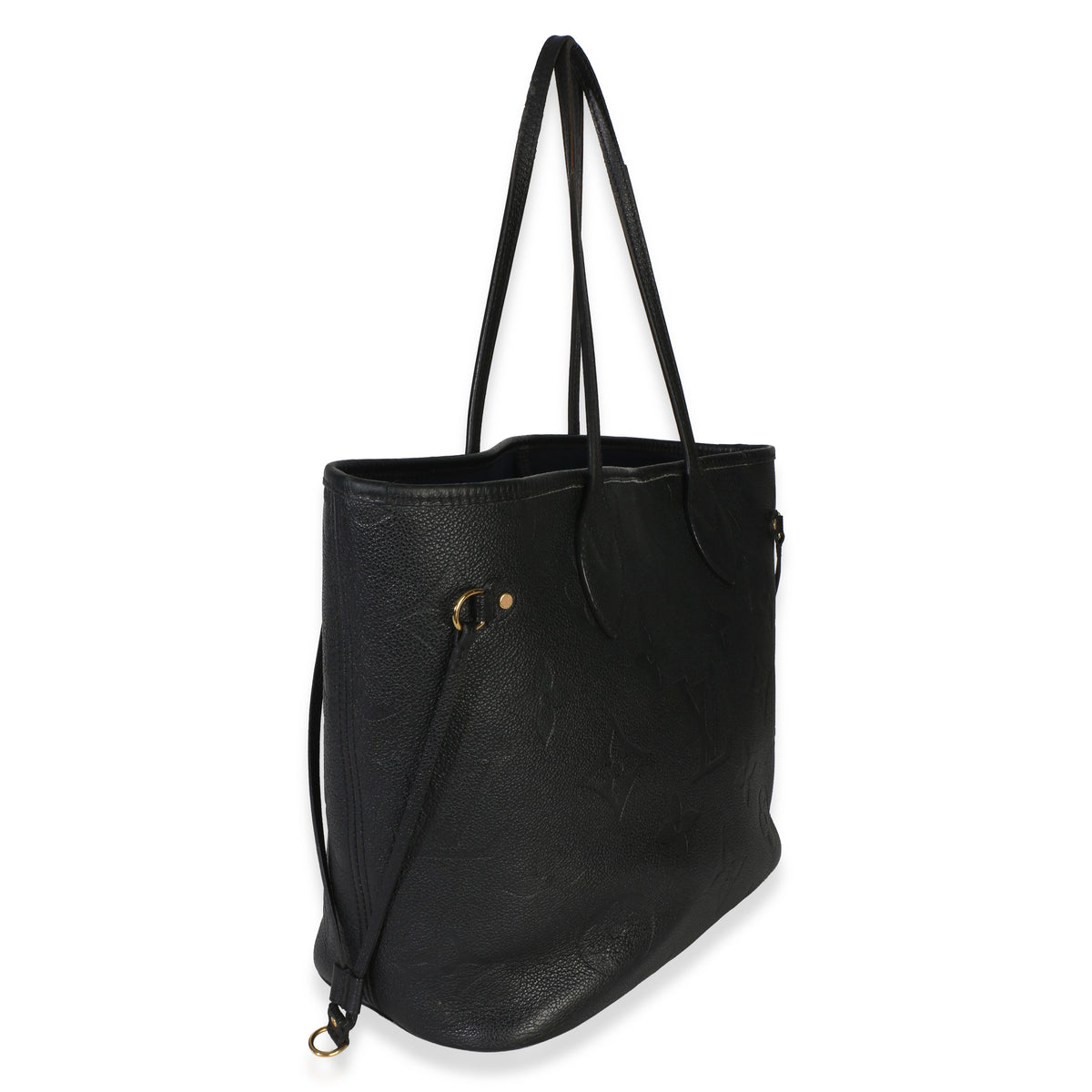 Louis Vuitton Black Giant Monogram Empreinte Neverfull MM Handbag 3
