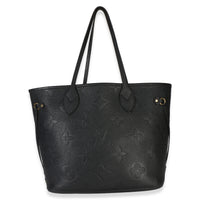 Louis Vuitton Black Giant Monogram Empreinte Neverfull MM Handbag 4