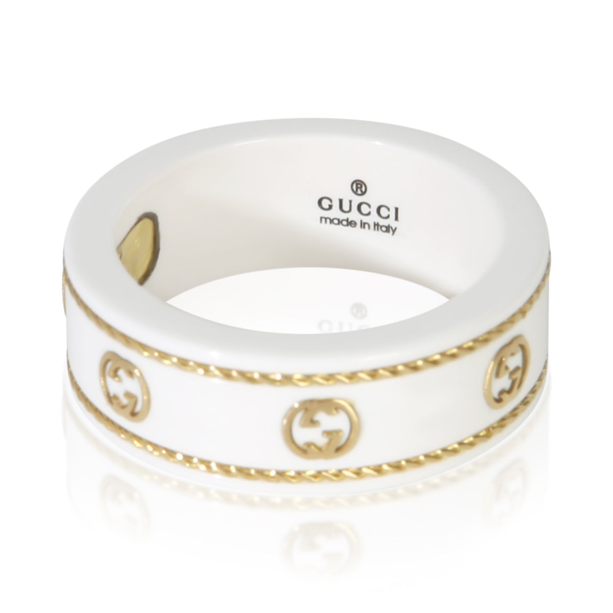 Gucci Yellow Gold Icon Ring fv