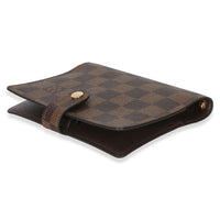 Louis Vuitton Damier Ebene Canvas Small Ring Agenda Cover 6