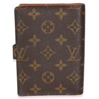 Louis Vuitton Monogram Canvas Small Ring Agenda Cover Wallet 4