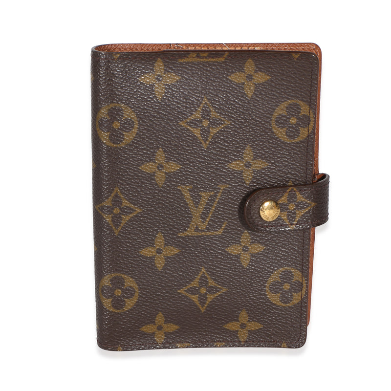 Louis Vuitton Monogram Canvas Small Ring Agenda Cover Handbag id