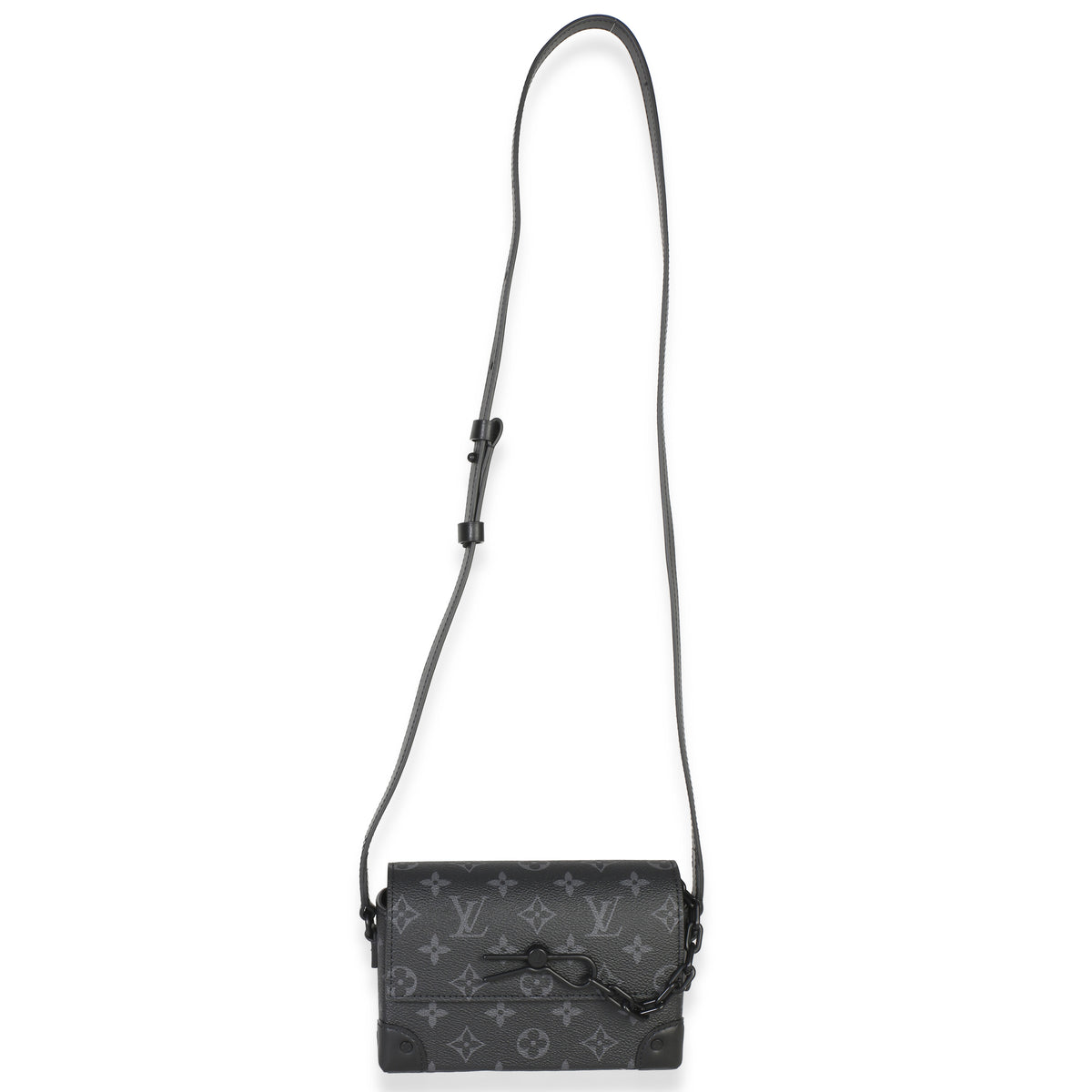 Louis Vuitton Monogram Eclipse Canvas Steamer Wearable Wallet Handbag 8
