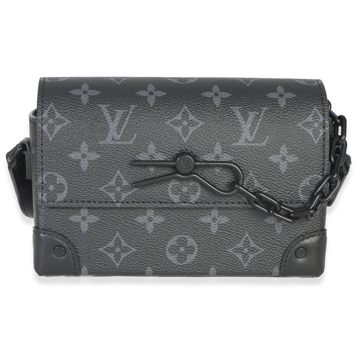Louis Vuitton Monogram Eclipse Canvas Steamer Wearable Wallet Handbag fv