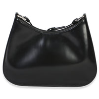 Prada Black Spazzolato Large Cleo Shoulder Bag Handbag 4