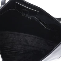 Prada Black Spazzolato Large Cleo Shoulder Bag Handbag 9