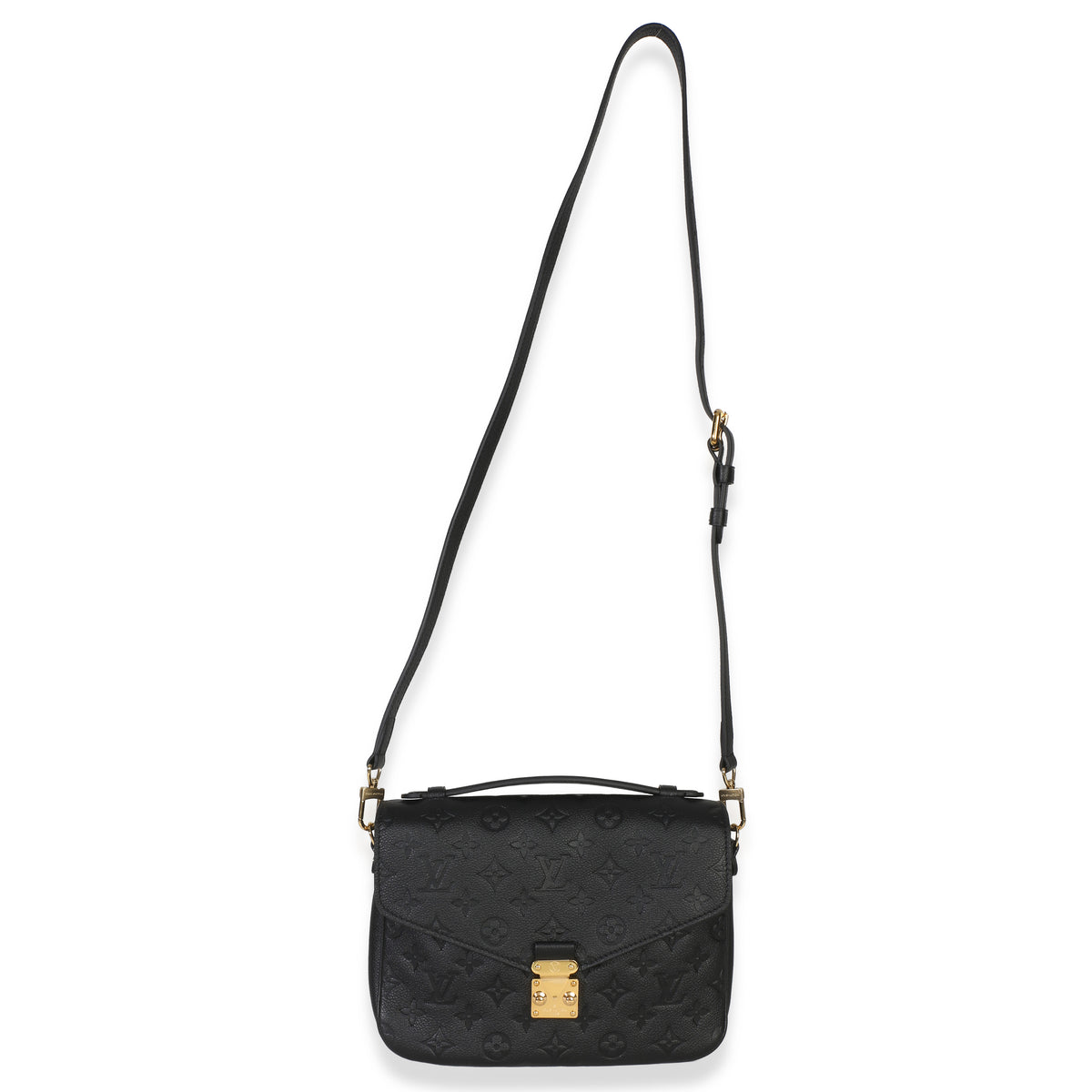 Louis Vuitton Black Monogram Empreinte Pochette Metis Handbag 8