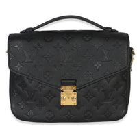 Louis Vuitton Black Monogram Empreinte Pochette Metis Handbag id