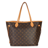 Louis Vuitton Monogram Canvas Neverfull MM Handbag fv