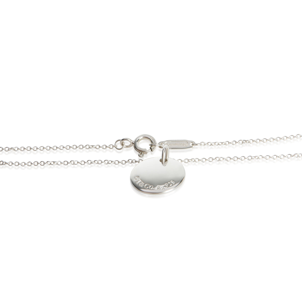 Tiffany & Co. Sterling Silver Notes Initial K Pendant 2