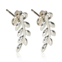 Tiffany & Co. Sterling Silver Paloma Picasso Olive Leaf Earrings 2