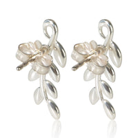 Tiffany & Co. Sterling Silver Paloma Picasso Olive Leaf Earrings 3