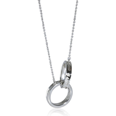 Tiffany & Co. Sterling Silver 1837 Circle Pendant