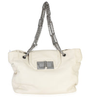 Chanel Beige Calfskin Mademoiselle Lock Bijoux Chain Tote Handbag id
