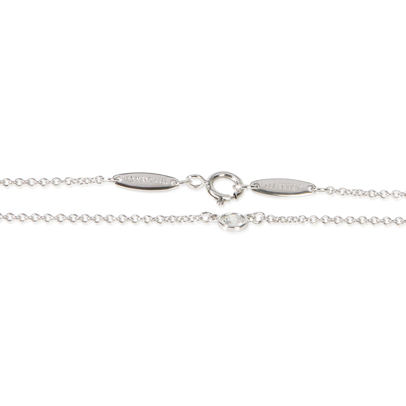 Tiffany & Co. Platinum Diamond Elsa Peretti Diamond By The Yard Pendant fv