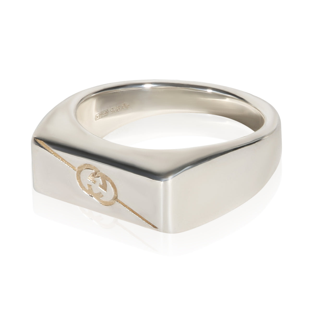 Gucci Sterling Silver Trademark Ring 2