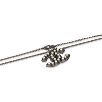 Chanel 2014 Faux Pearl CC Pendant 2