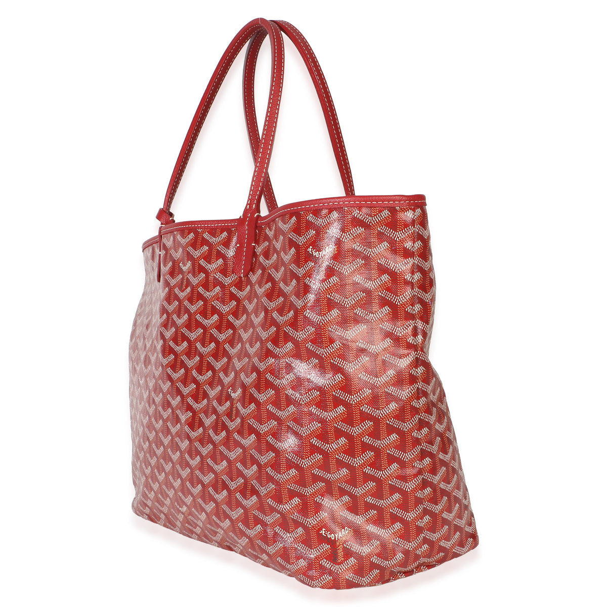 Goyard Red ine Canvas Saint Louis PM Handbag 2