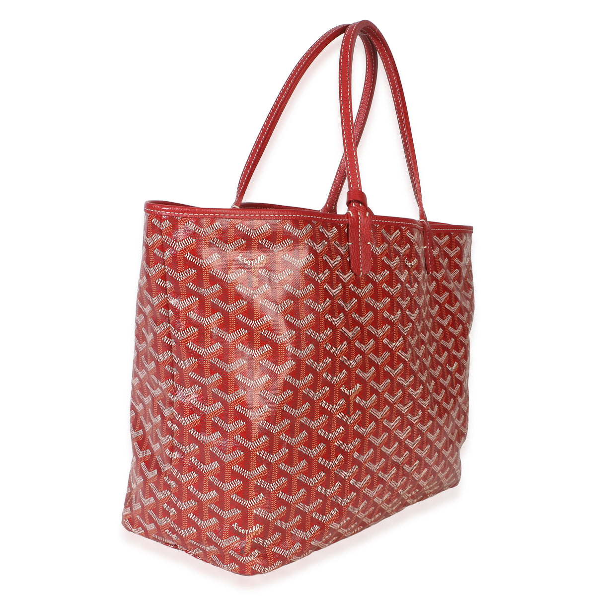 Goyard Red ine Canvas Saint Louis PM Handbag 3