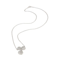 Tiffany & Co. Platinum Diamond Large Paper Flowers Pendant 3