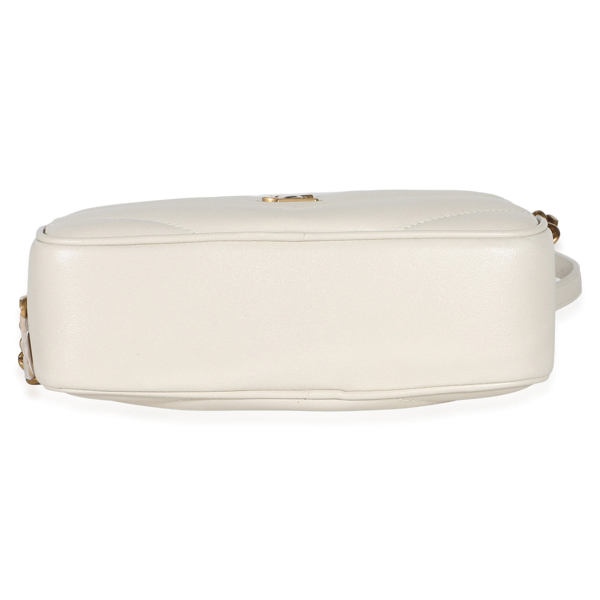 Saint Laurent Crema Chevron Lambskin Monogram Mini Loulou Camera Bag Handbag 5
