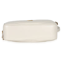 Saint Laurent Crema Chevron Lambskin Monogram Mini Loulou Camera Bag Handbag 5