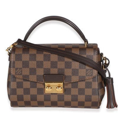 Louis Vuitton Damier Ebene Canvas Croisette Handbag id
