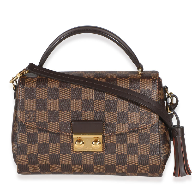 Louis Vuitton Damier Ebene Canvas Croisette Handbag id