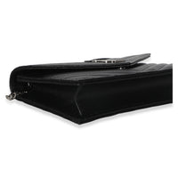 Saint Laurent Black Grain De Poudre Classic Cassandre Chain Wallet Wallet 7