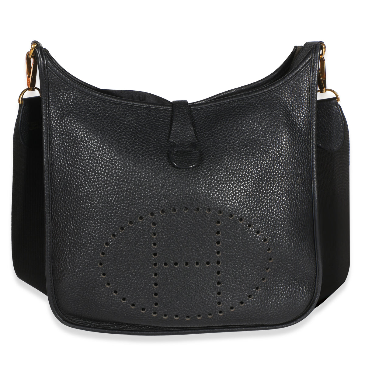 Hermès Black Clemence Evelyne III 29 GHW Handbag id