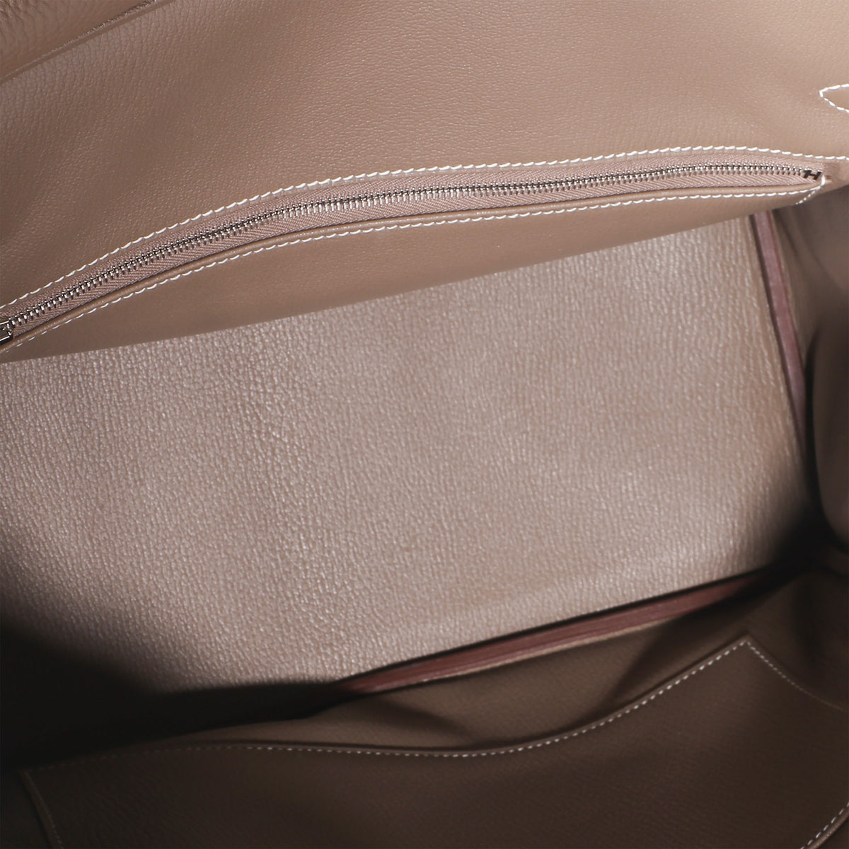 Hermès Etoupe Togo Birkin 35 PHW Handbag 10