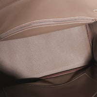 Hermès Etoupe Togo Birkin 35 PHW Handbag 10