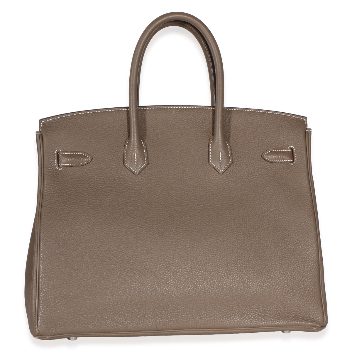 Hermès Etoupe Togo Birkin 35 PHW Handbag 4