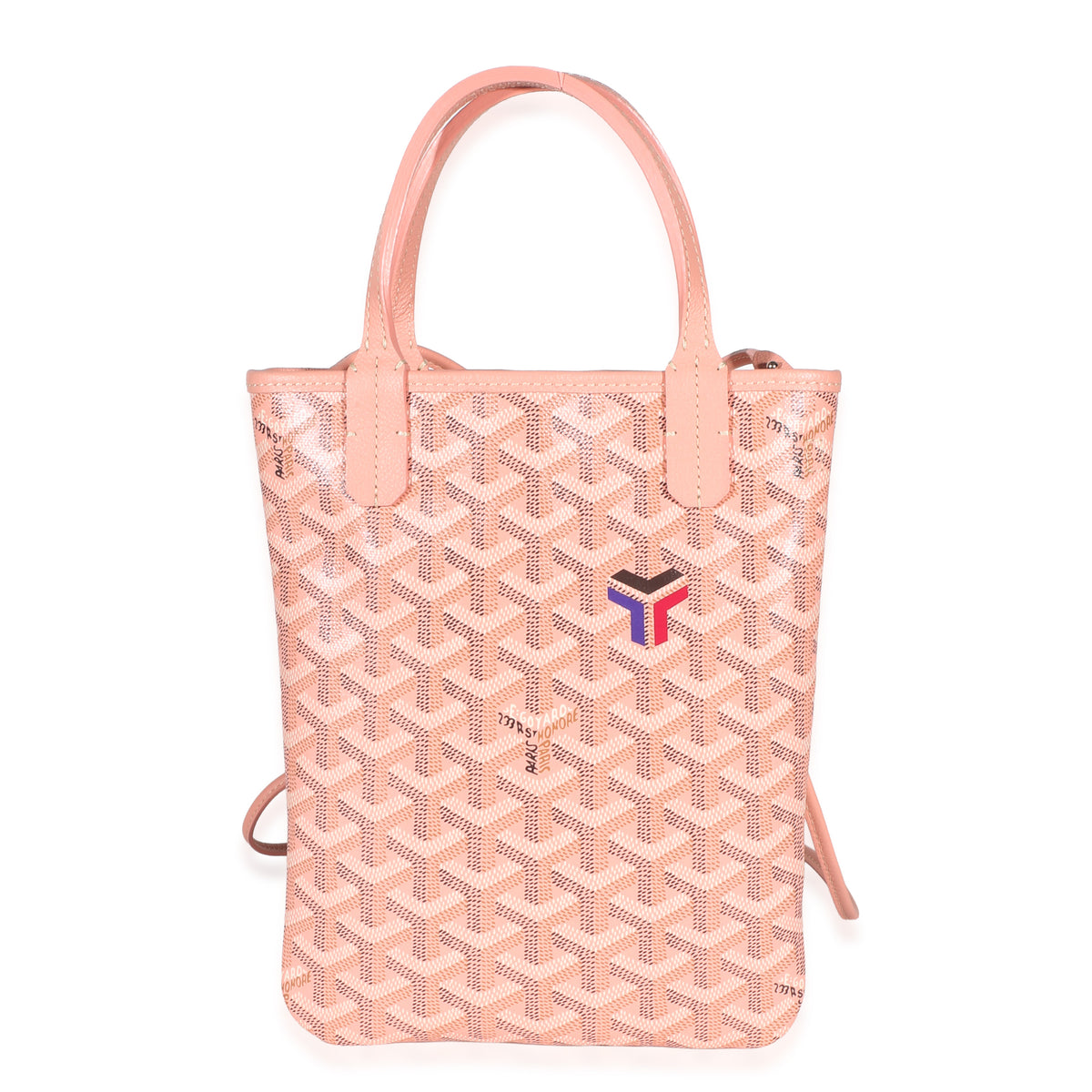 Goyard Pink ine Canvas Claire Voie Poitiers Tote PM Handbag id