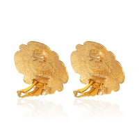 Chanel Gold Plated 1980s Vintage Red Gripoix Earrings 5