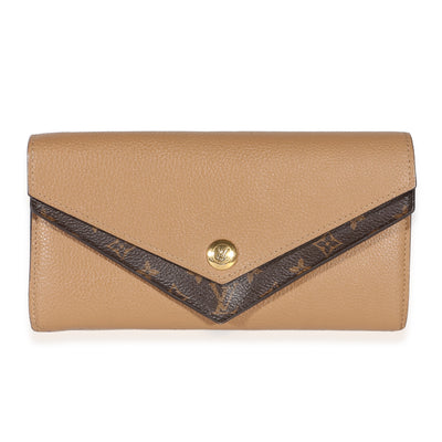 Louis Vuitton Sesame Grained Calfskin Monogram Double V Wallet Wallet id