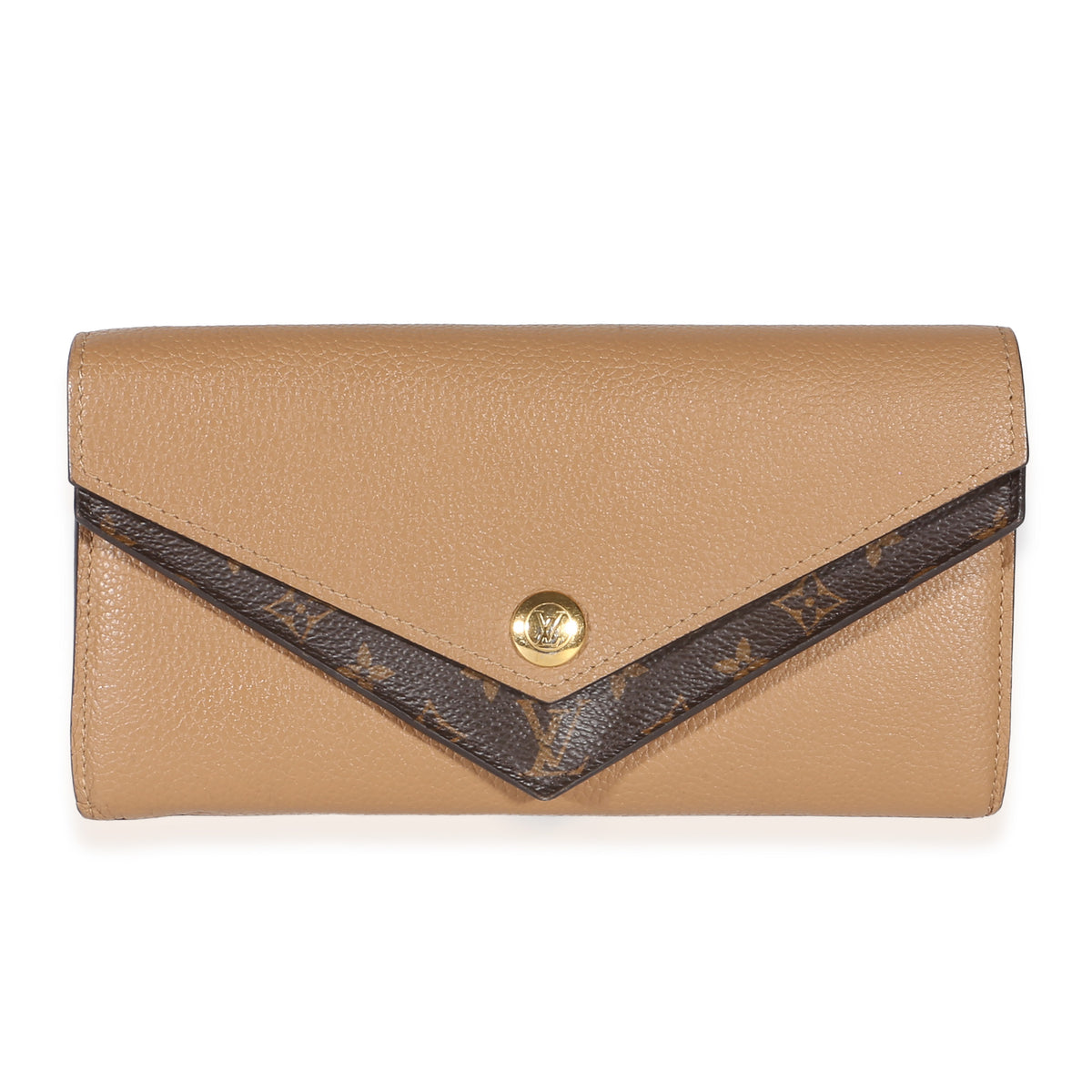 Louis Vuitton Sesame Grained Calfskin Monogram Double V Wallet Wallet id