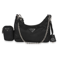 Prada Black Re Nylon Re Edition 2005 Bag Handbag fv