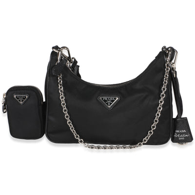 Prada Black Re Nylon Re Edition 2005 Bag Handbag id